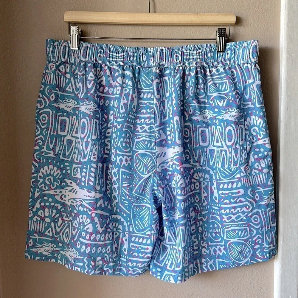 MAUI AND SONS Shark Print Swim Trunks